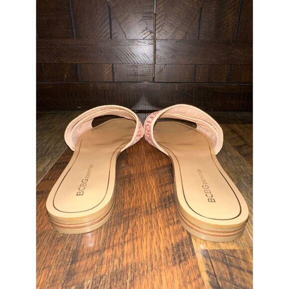 BCBGeneration Kana Tan and Red Sandals Size 8.5 - Picture 6 of 12